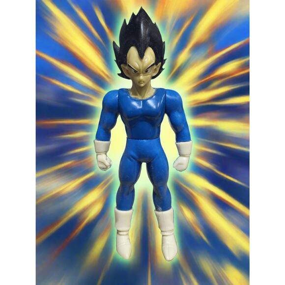 1996 Bandai Irwin Dragon Ball Z DBZ Saga Continues Vegeta 5" Action Figure - Picture 1 of 5